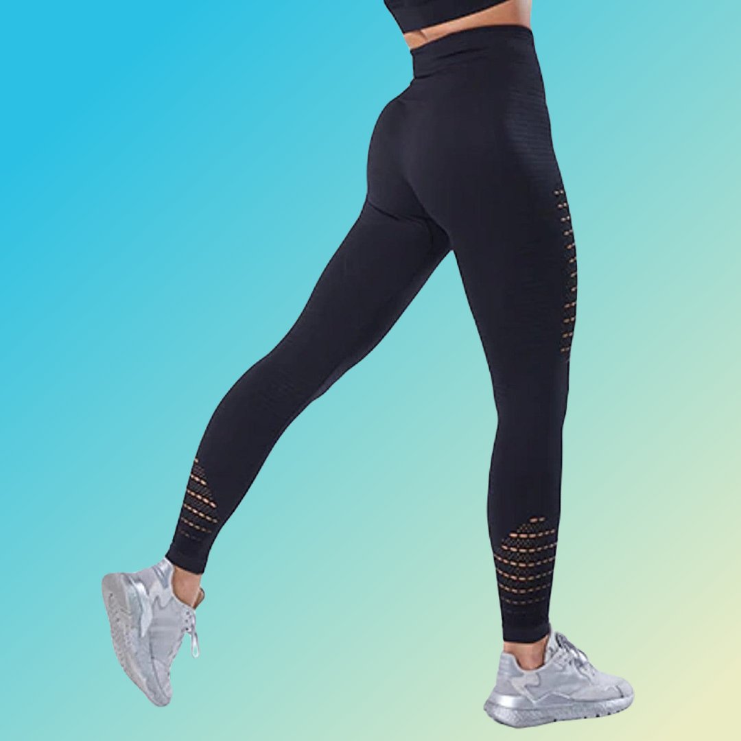 Legging femme noir - Tenue de sport Fitness - Teamshape Vêtement de qualité